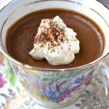 Crèemes aux chocolat et aux épices chai - Chai spiced chocolate cream
